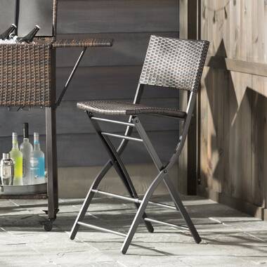 Lark Manor Akshaye Outdoor 28 Bar Stool Reviews Wayfair